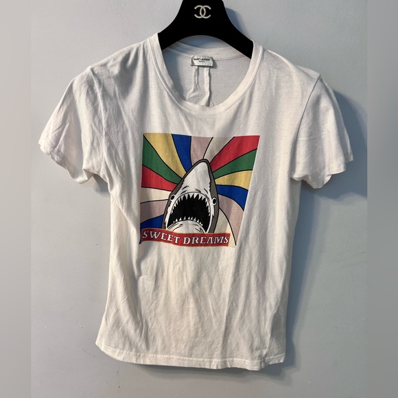 Saint Laurent "Sweet Dreams" Shark t-shirt - Picture 1 of 4